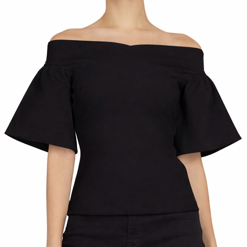 Ted Baker Gianori Black Off-Shoulder Women's Top